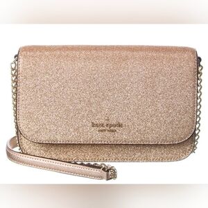 Kate Spade shimmy glitter rose gold.